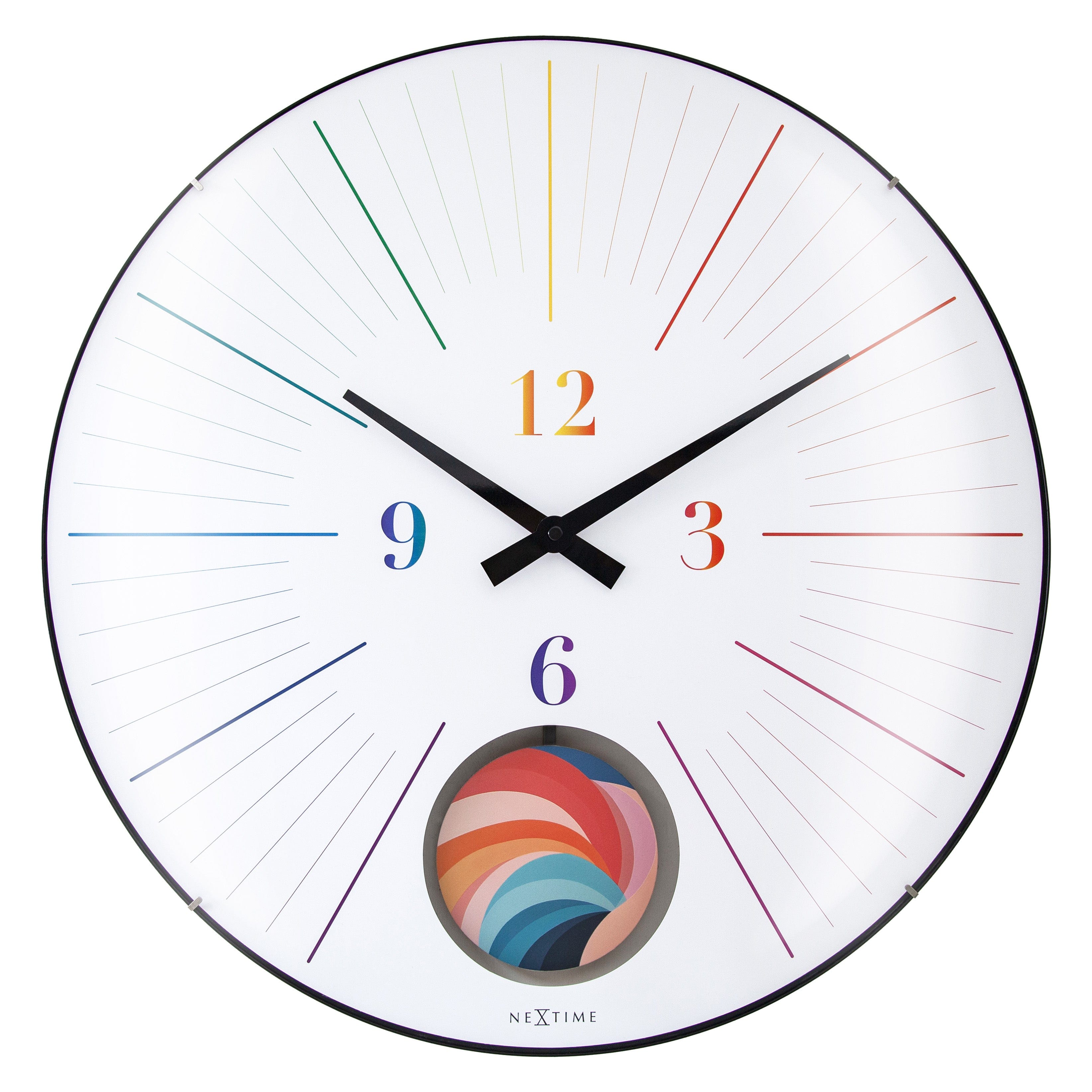 nextime-duomo-50-pendulum-wanduhr-analog-50-cm-pendel-glas image 8