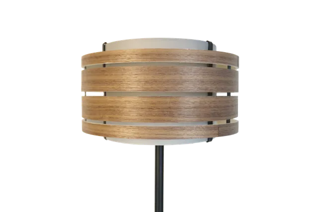 nextime-lucent-lampenschirm-m-holz-stoff-35-cm image 1