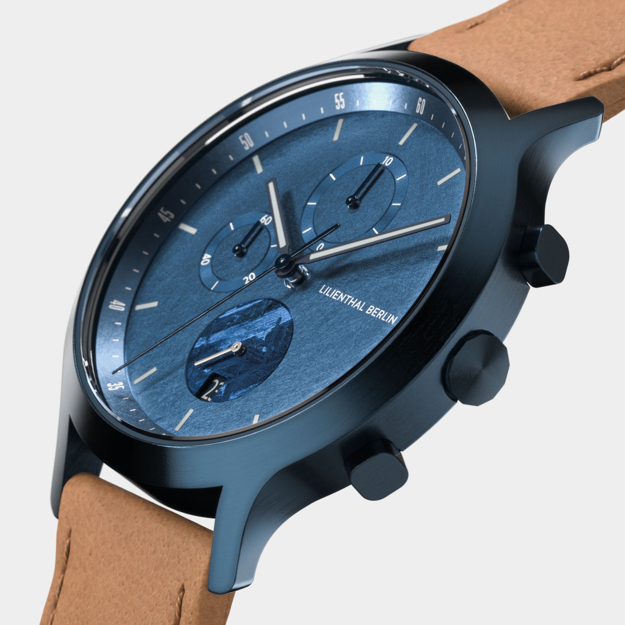 lilienthal-berlin-chronograph-meteorite-stellar-blue-chronograph-mit-meteorit image 2