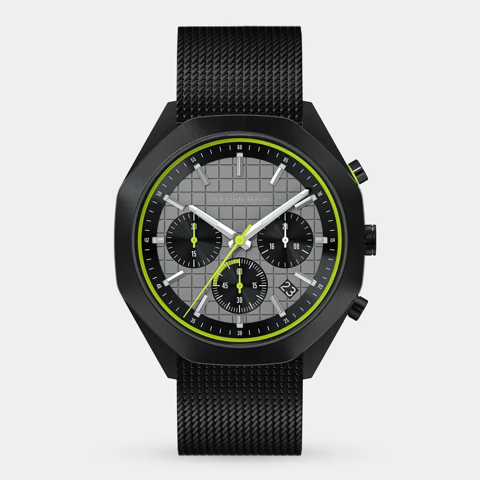 lilienthal-berlin-octachrono-black-lime image 1