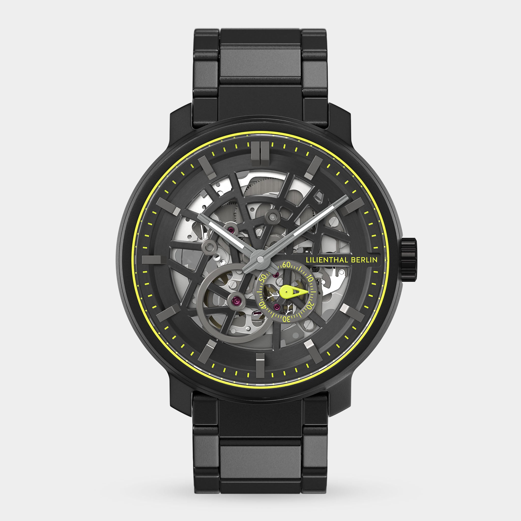 lilienthal-berlin-neolux-skeleton-black-lime-automatikuhr-42-mm image 1