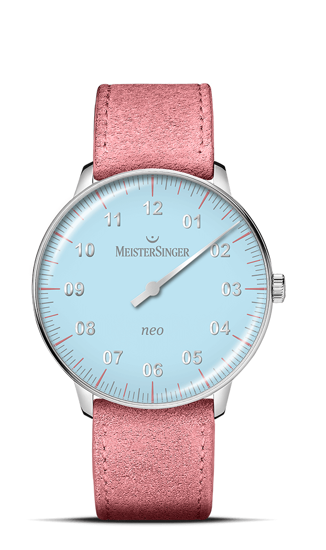 meistersinger-neo-special-einzeiger-armbanduhr-hellblau image 1