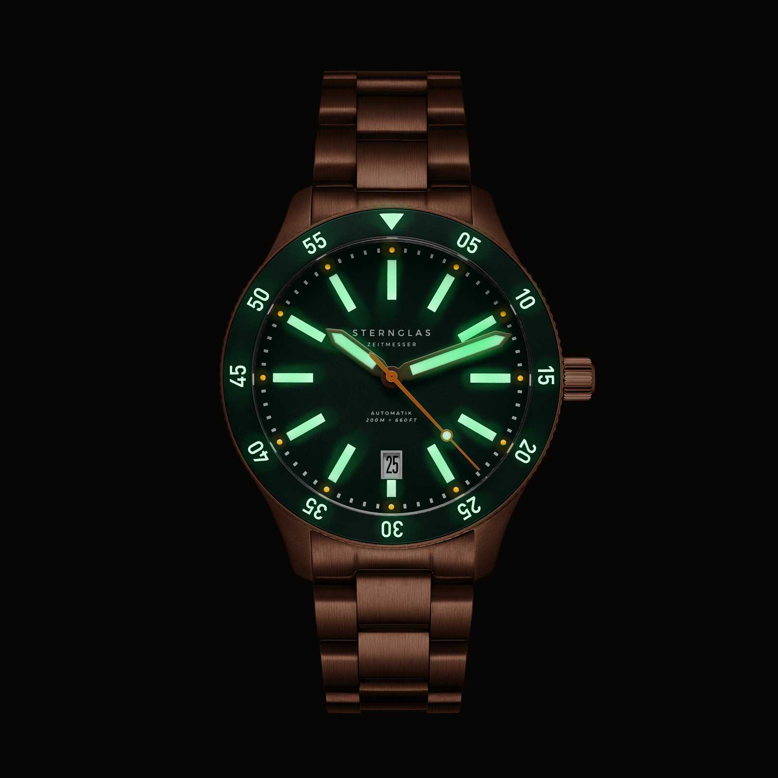 sternglas-marus-2-0-herrenuhr-42-mm-gr-n-bronze image 2