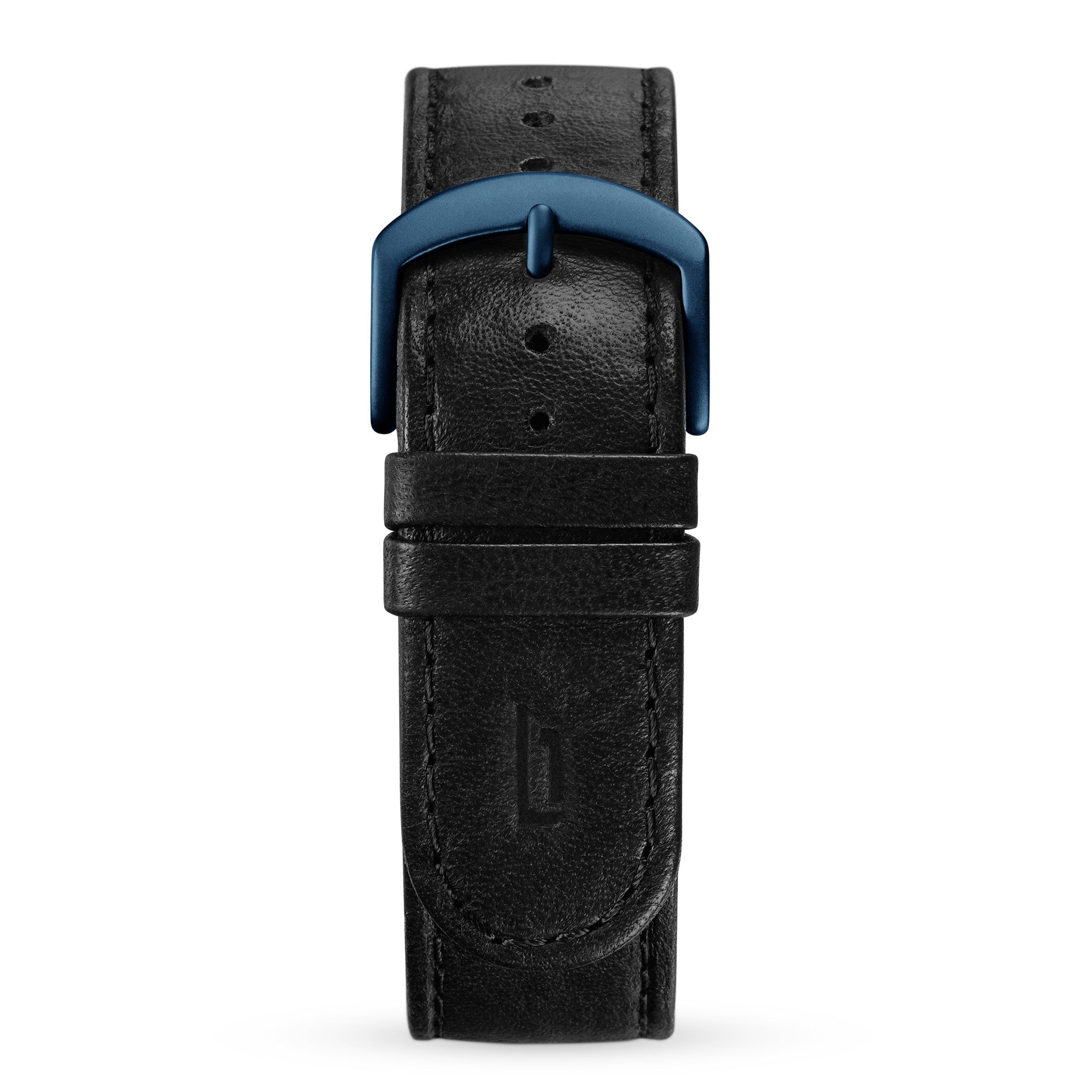 lilienthal-berlin-leather-strap-wechselarmband-black image 1
