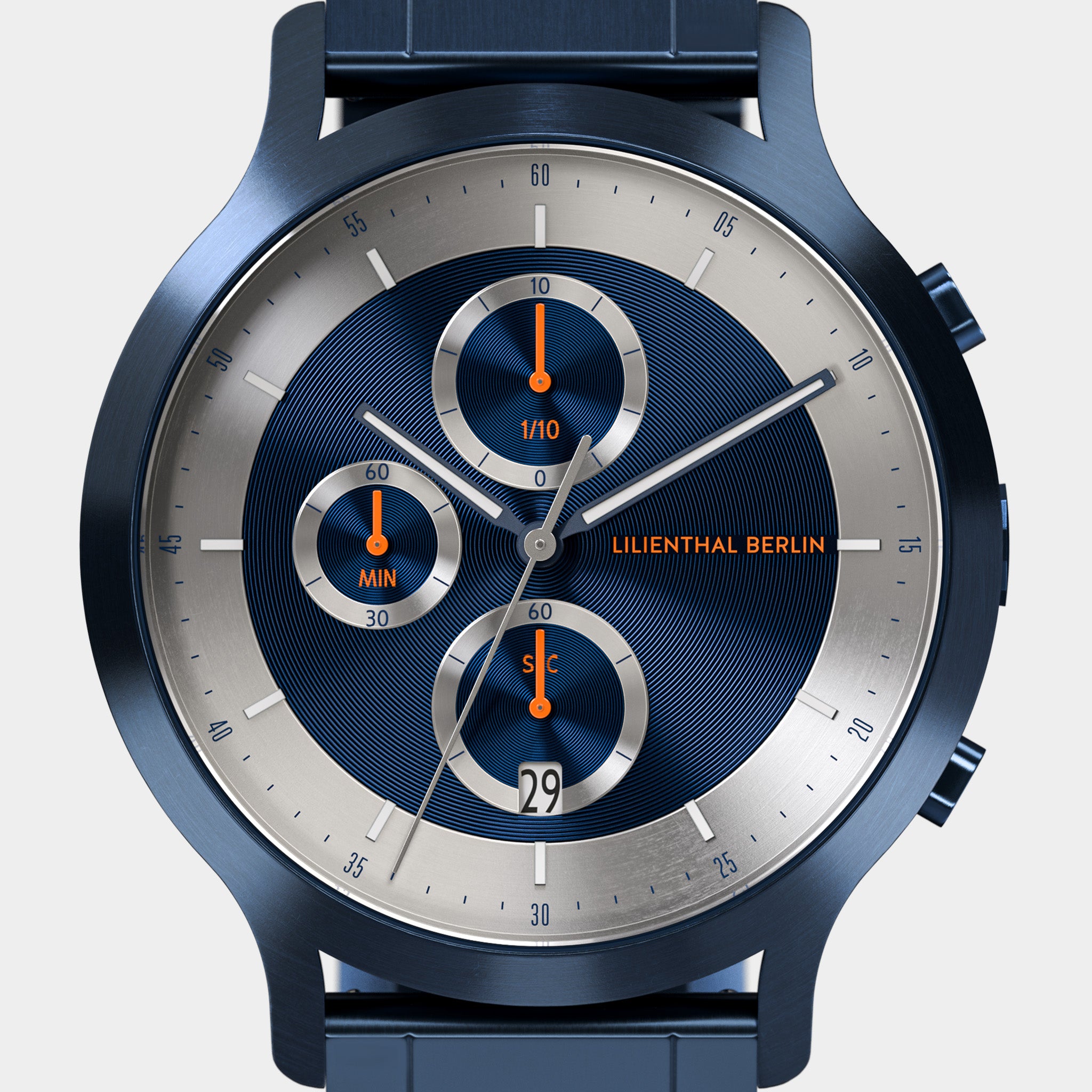 lilienthal-berlin-chronograph-lp-armbanduhr-blue-silver image 6