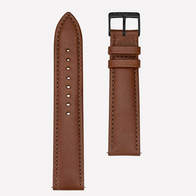 sternglas-modena-lederarmband-20-mm-braun-schwarz image 1