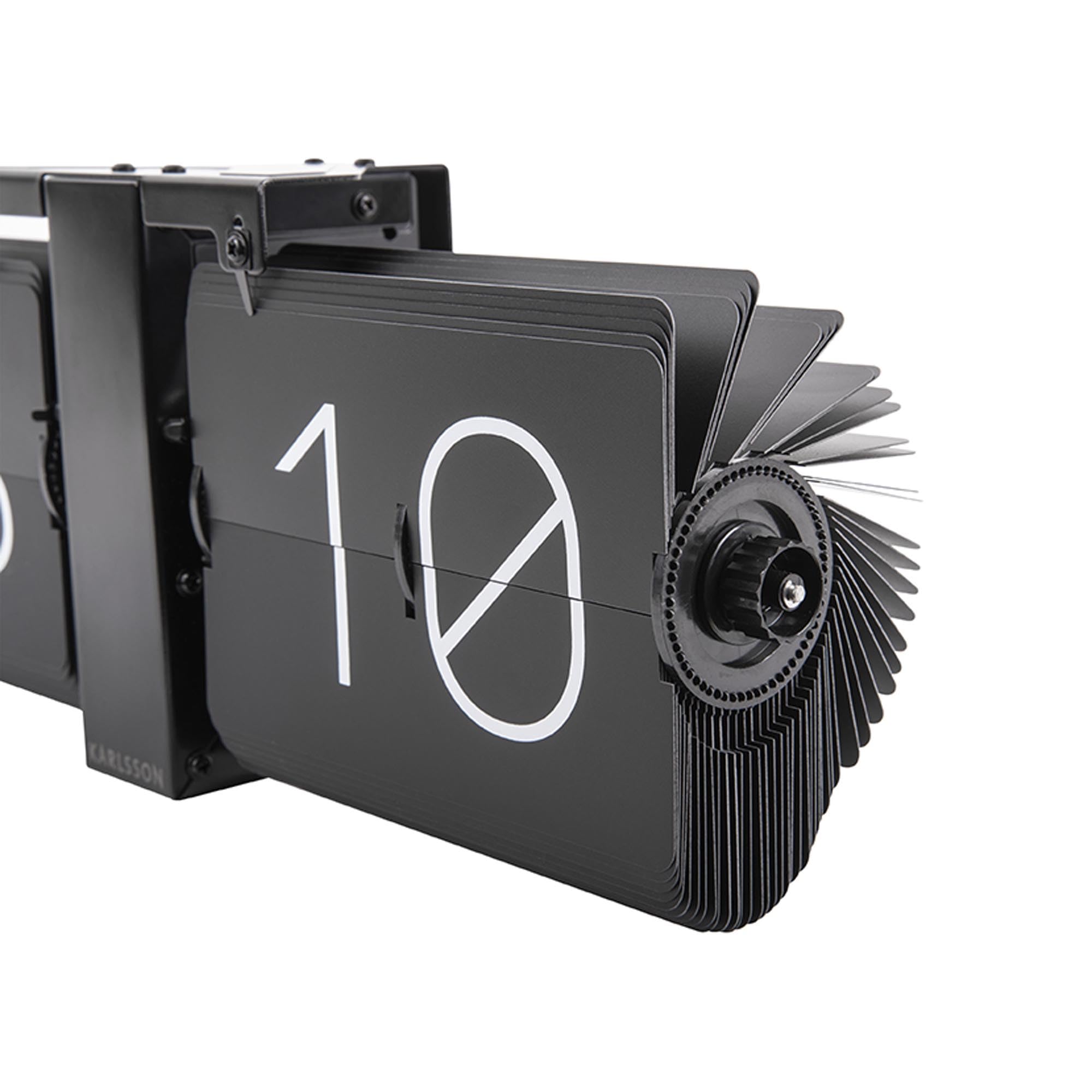 karlsson-flip-clock-no-case-schwarz-36x8-5x14-cm image 7