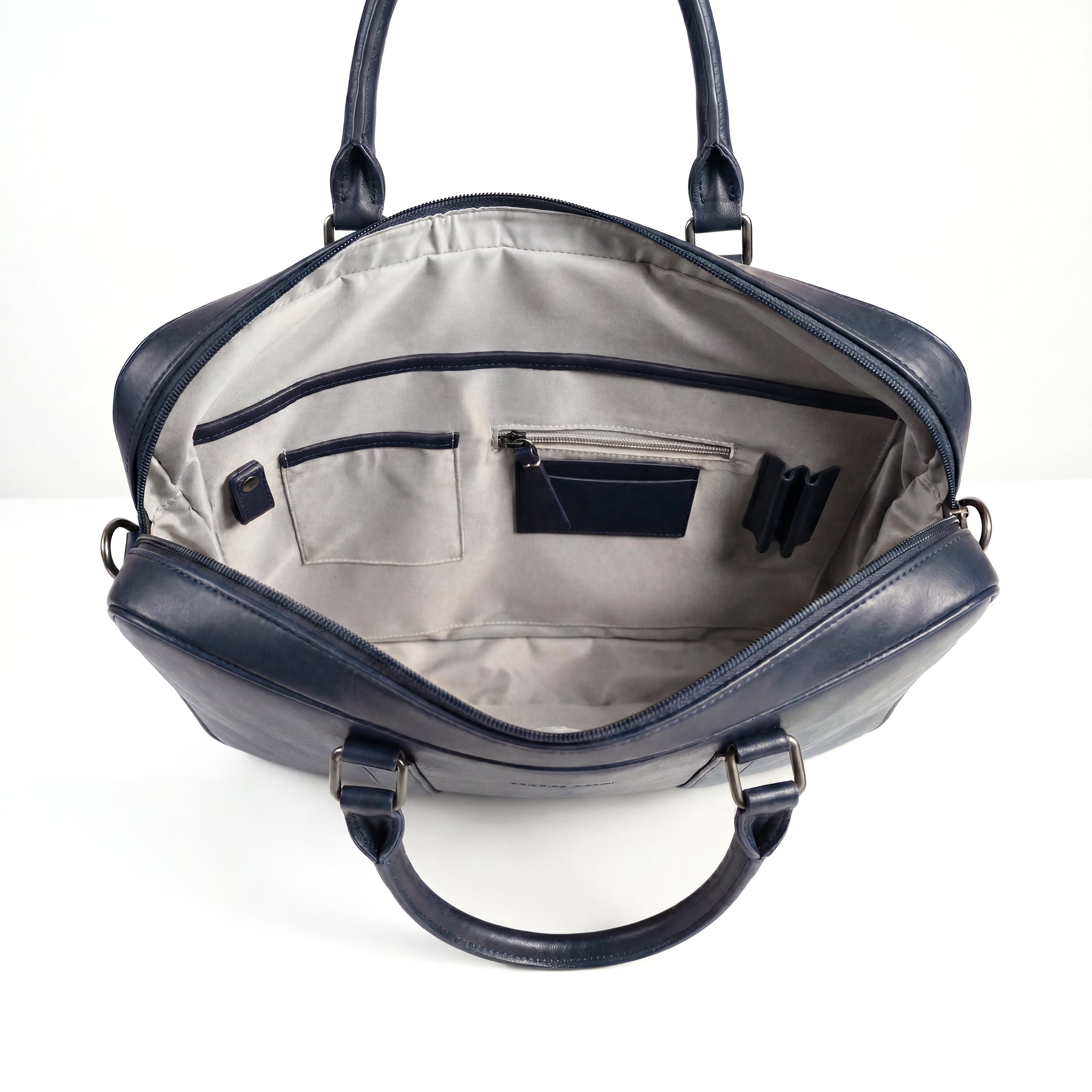 lilienthal-berlin-virtuoso-classic-aktentasche-navy-blue-kaktusleder-13-17-zoll image 2