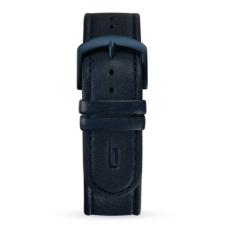 lilienthal-berlin-leather-strap-dark-blue-lederarmband-dunkelblau image 1