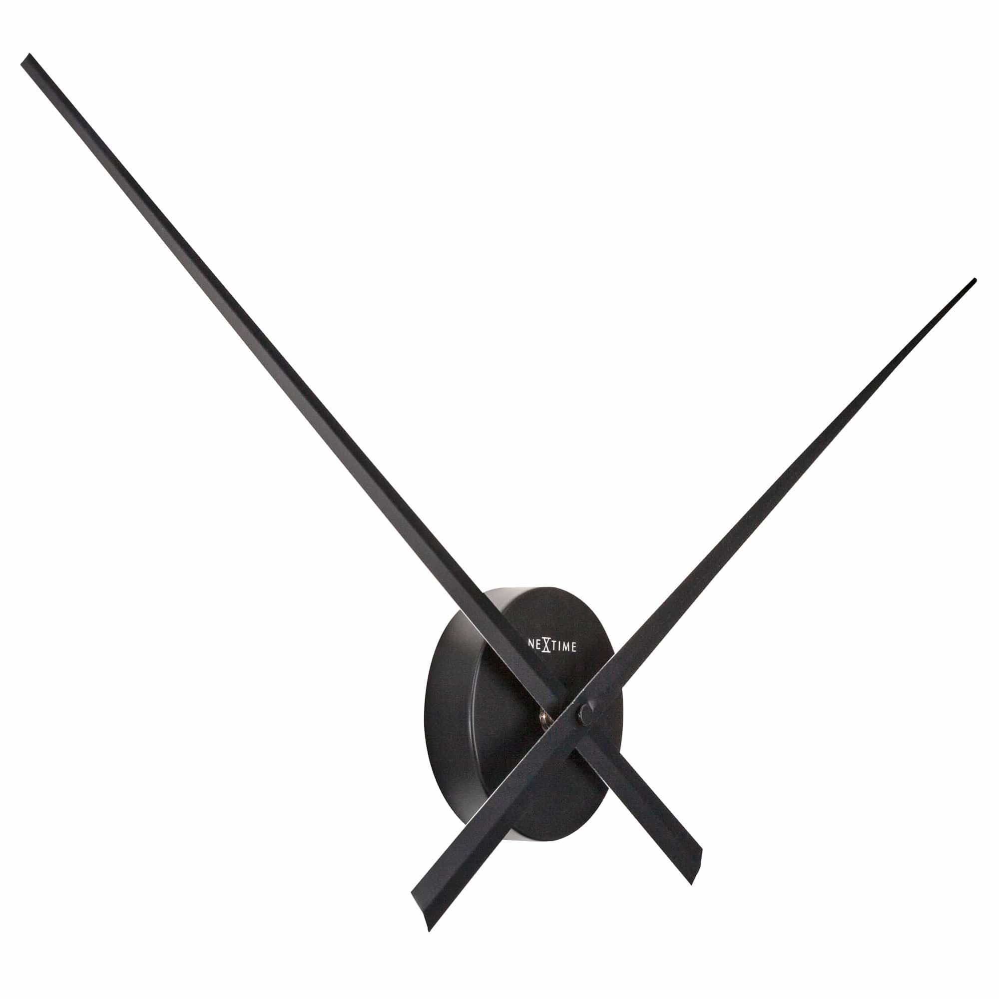 nextime-hands-wanduhr-70-cm-aluminium-silber-wei-schwarz image 4