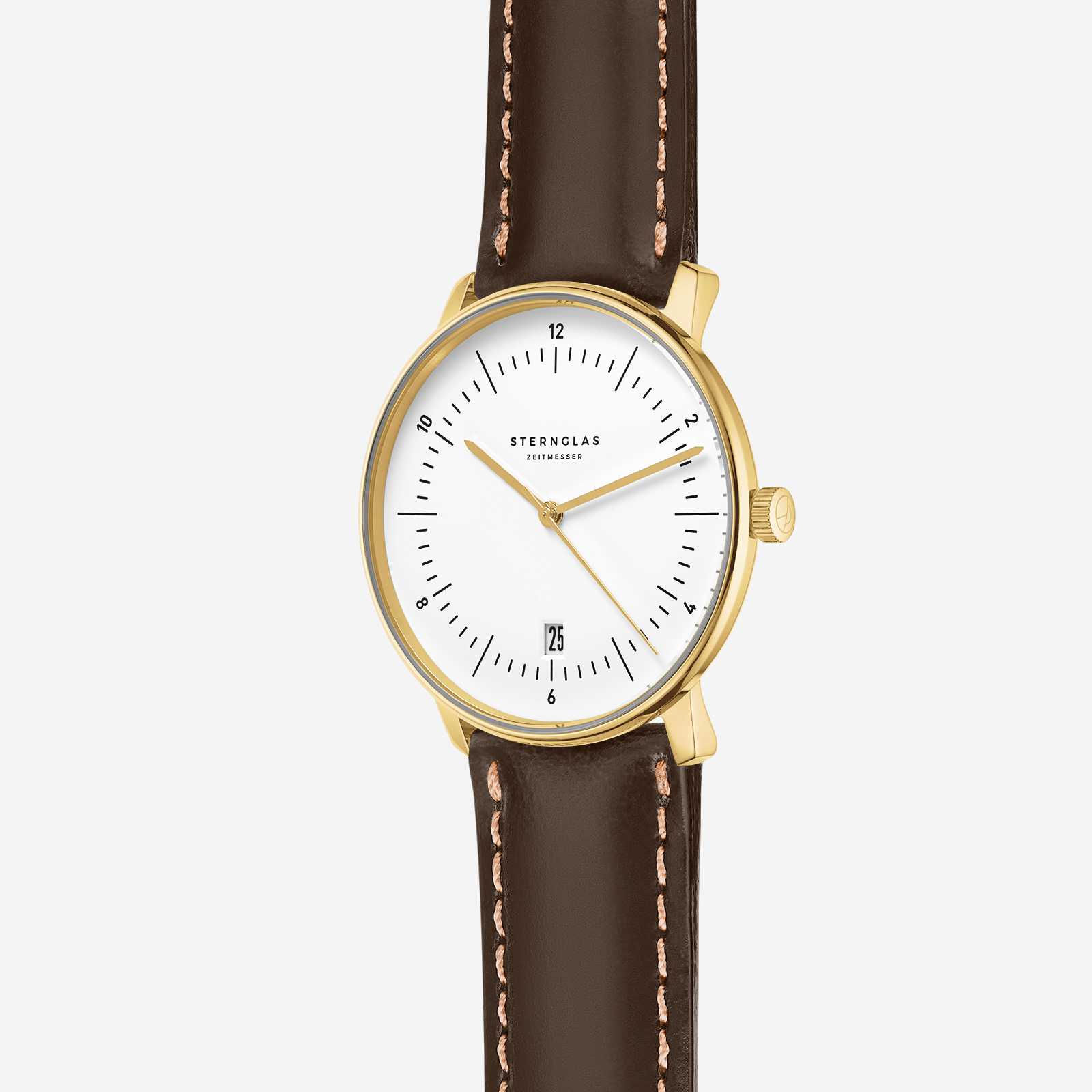 sternglas-naos-edition-heritage-quarz-uhr-38-mm-wei-gold-leder image 3