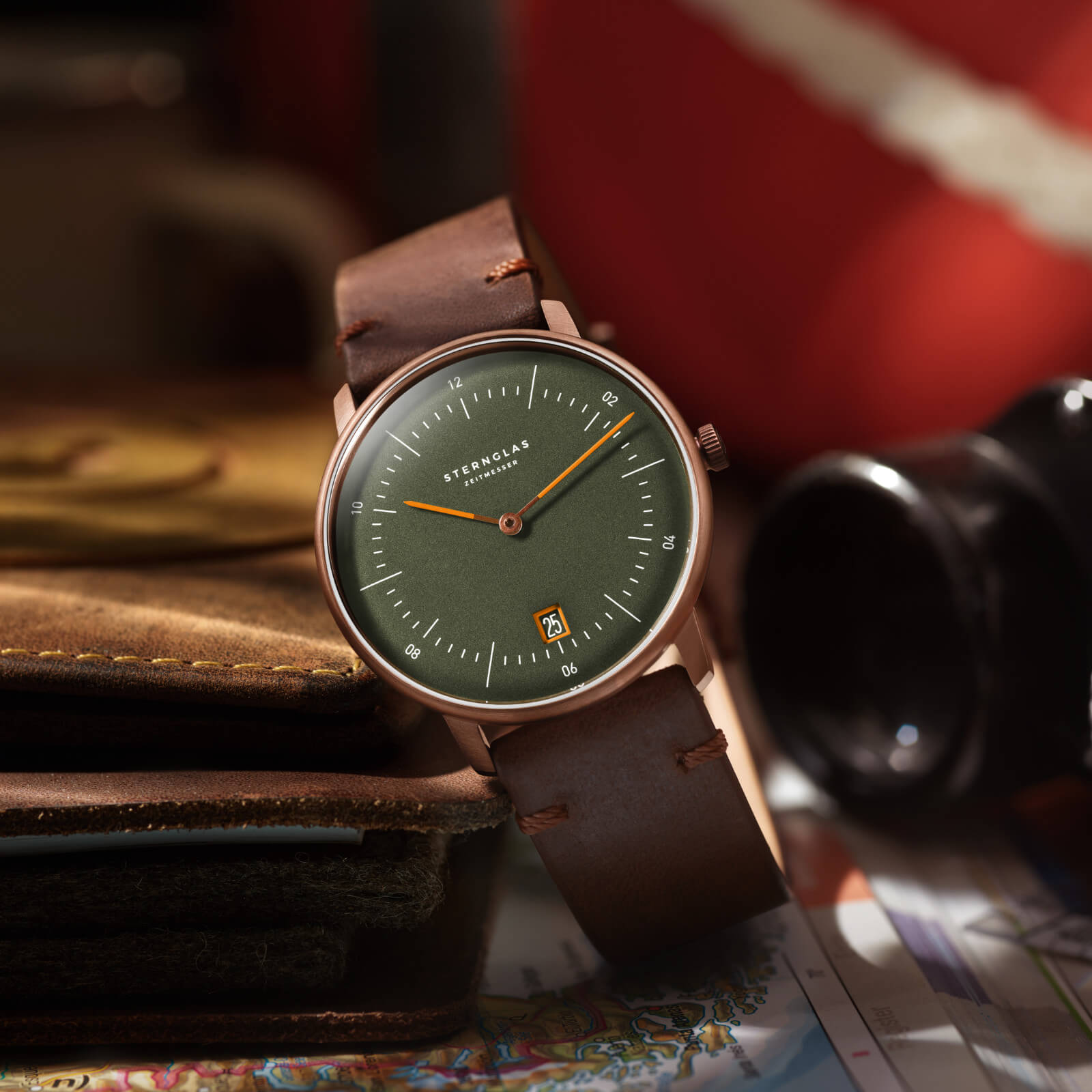 sternglas-naos-edition-bronze-quarzuhr-38-mm-schilfgr-n image 2