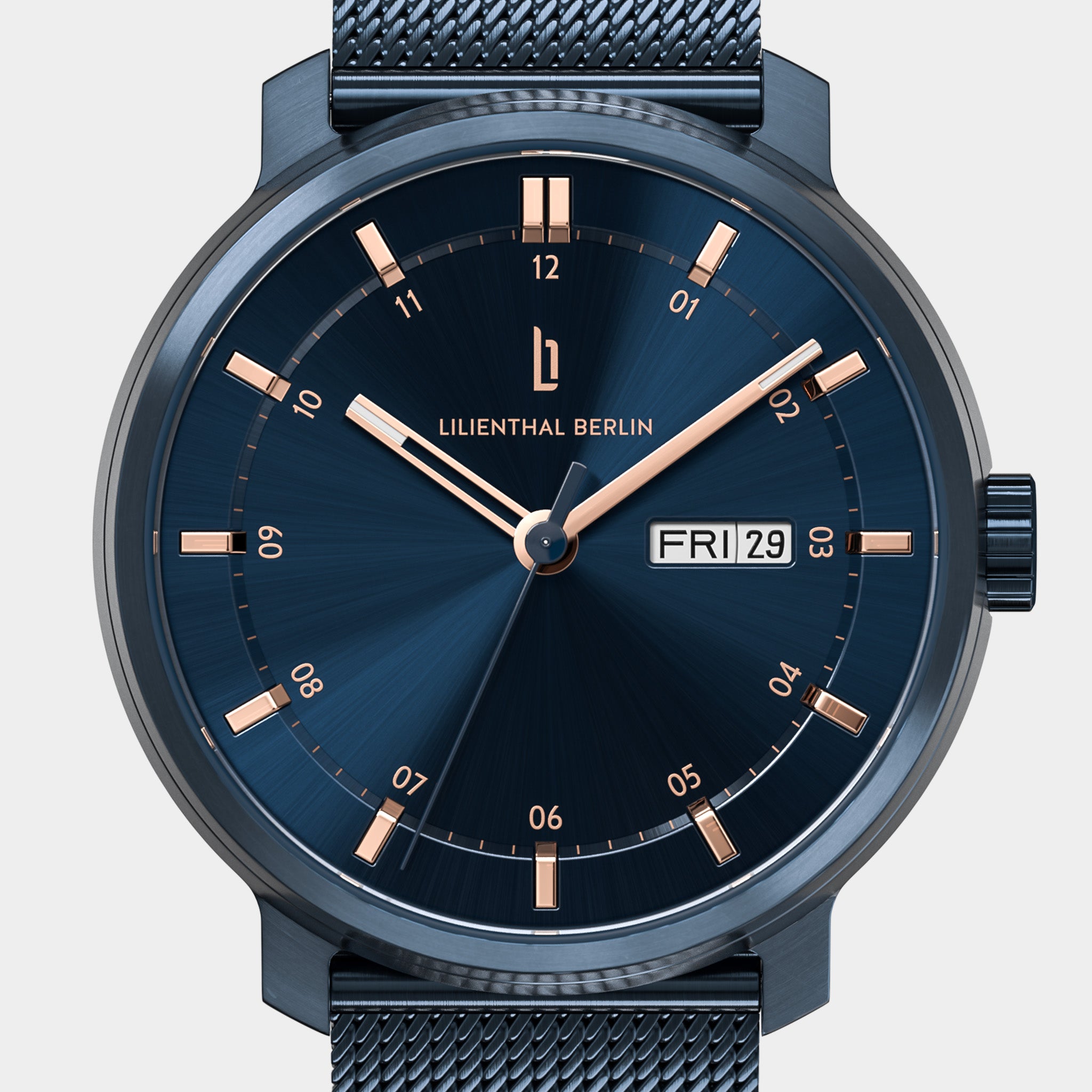 lilienthal-berlin-neolux-day-date-automatikuhr-blue-rose-gold-42-mm image 6