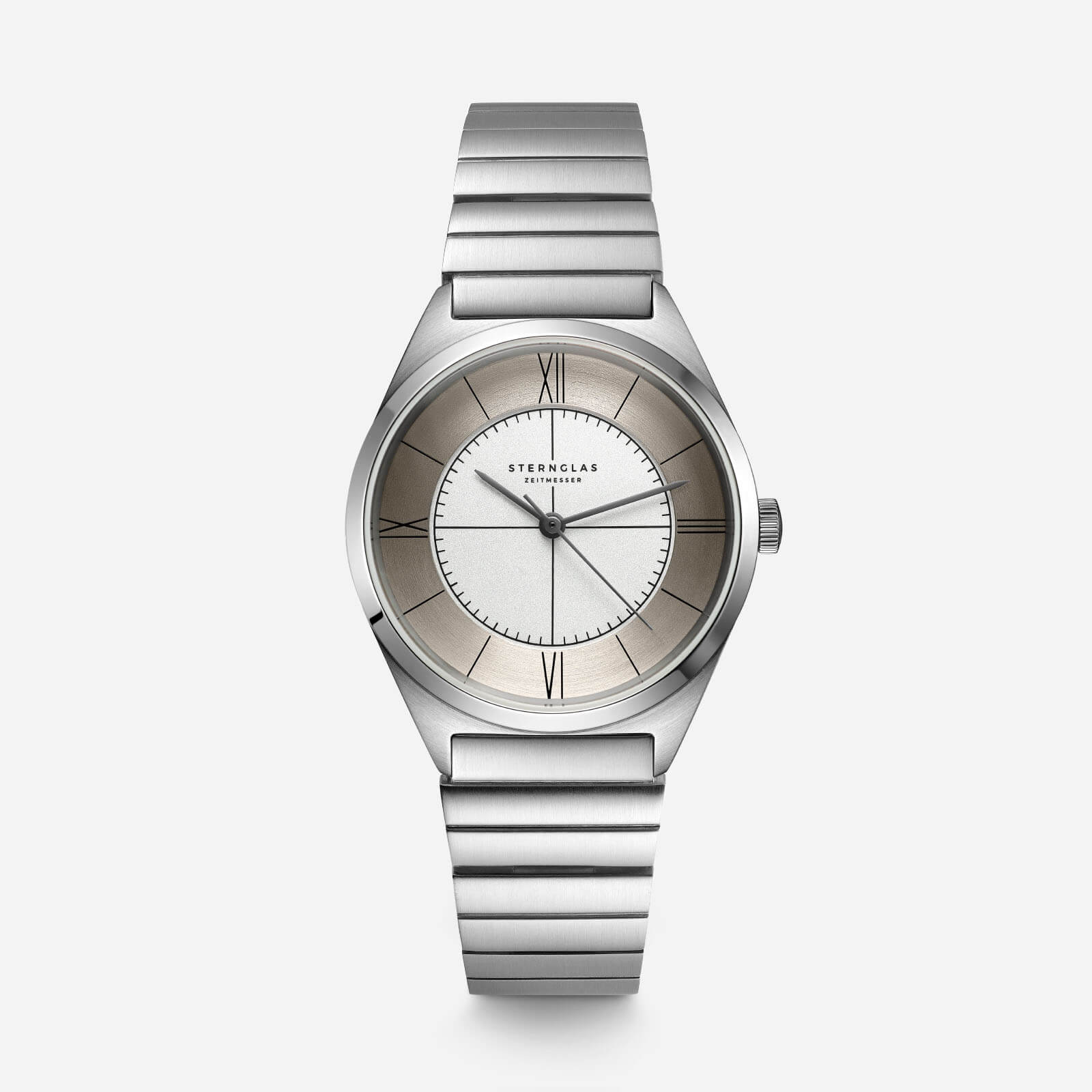 sternglas-liah-damenuhr-33mm-silber-edelstahl-gliederarmband image 1