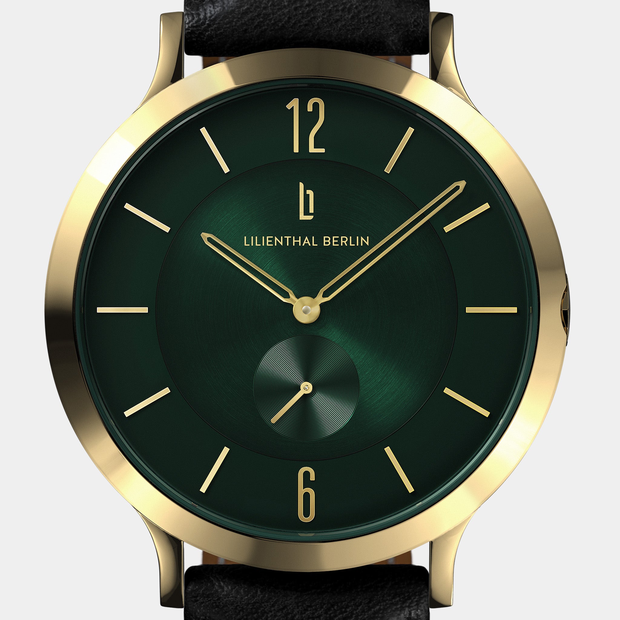 lilienthal-berlin-the-classic-gold-green-42-5-mm-armbanduhr image 6