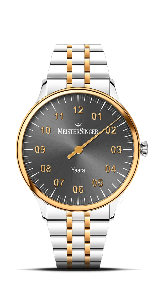 meistersinger-yaara-armbanduhr-anthrazit-mit-gold image 1