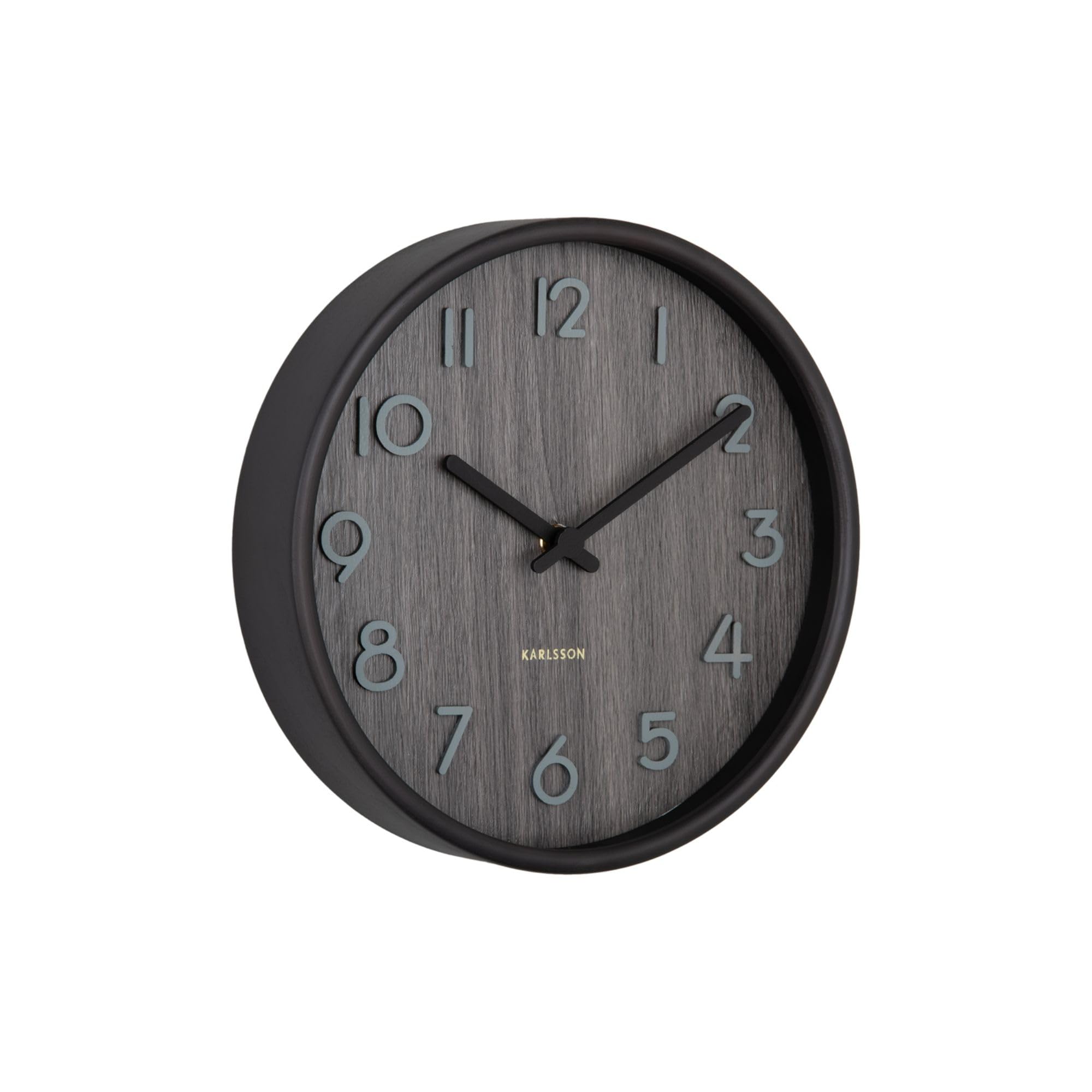 karlsson-pure-small-wanduhr-walnussholz-22-cm image 1