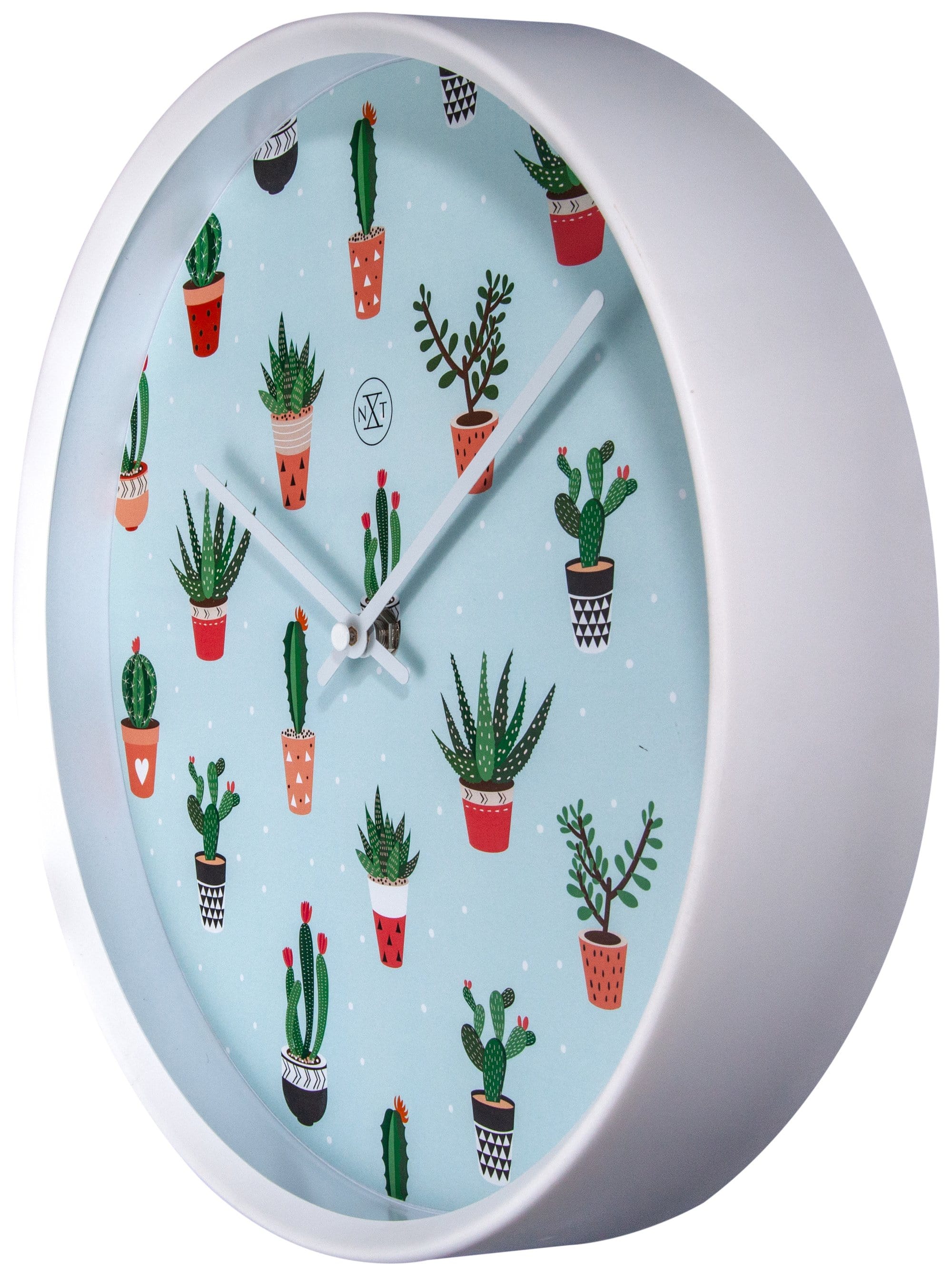 nxt-cactus-wanduhr-30-cm-kunststoff-kaktus-print image 3