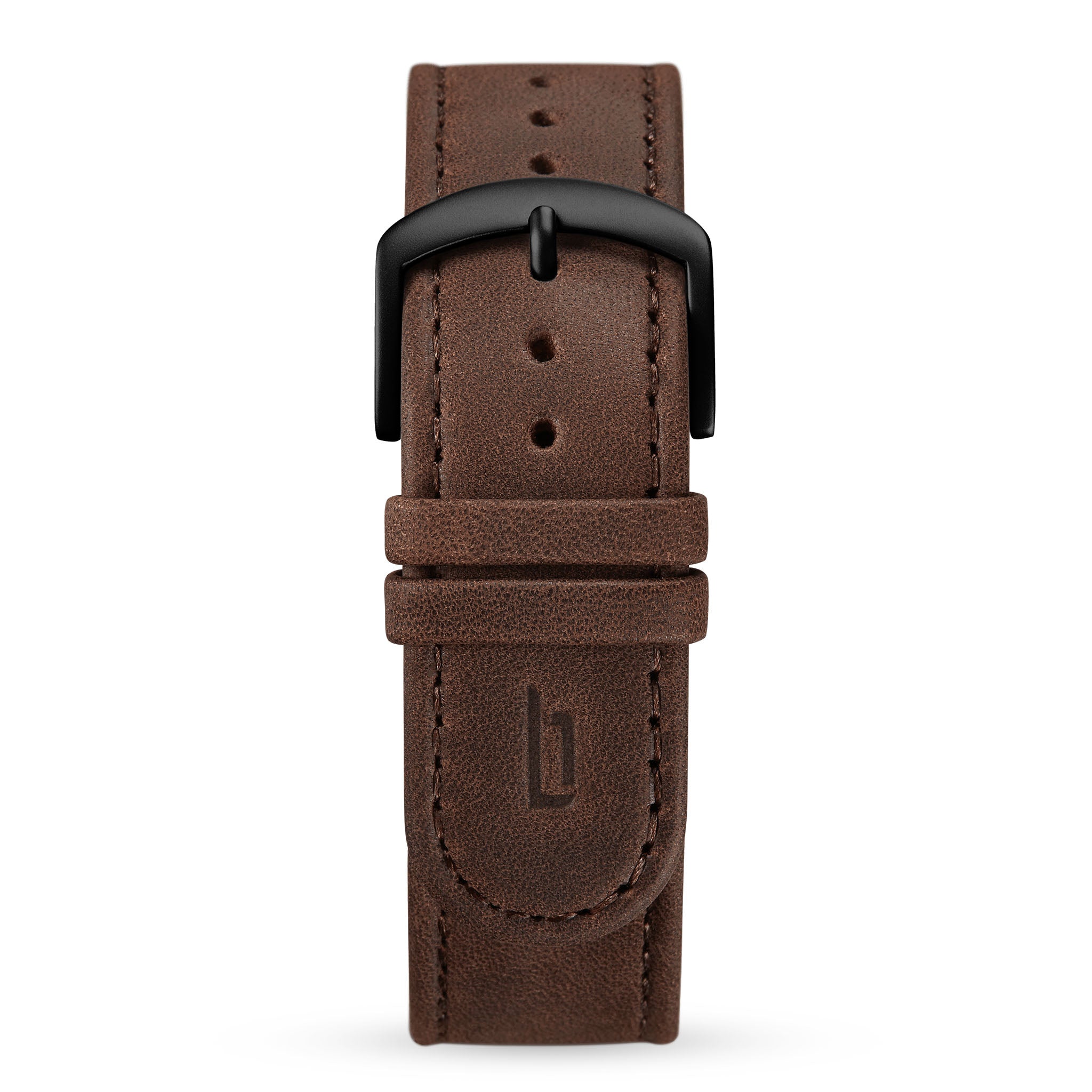lilienthal-berlin-lederarmband-dark-brown-wechselarmband image 1