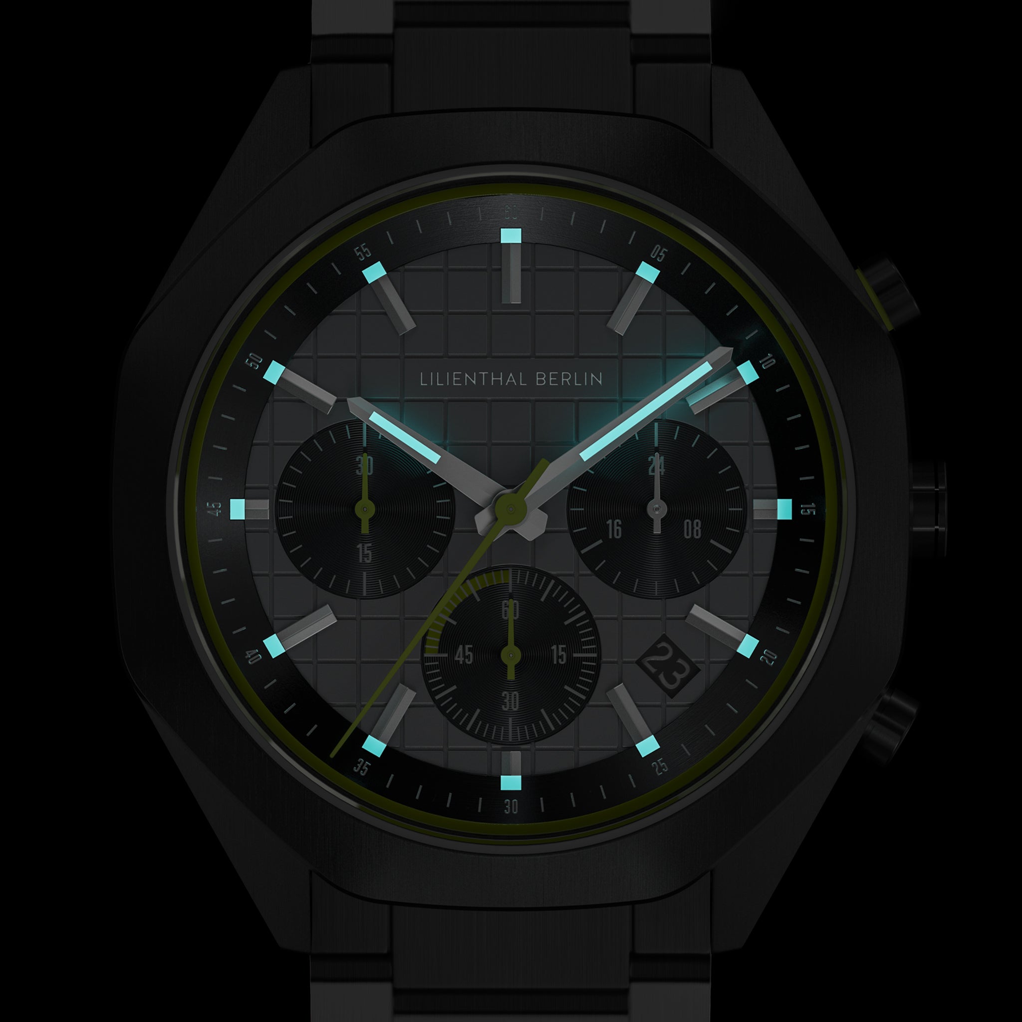 lilienthal-berlin-octachrono-black-lime-chronograph-herrenuhr-40-mm image 7