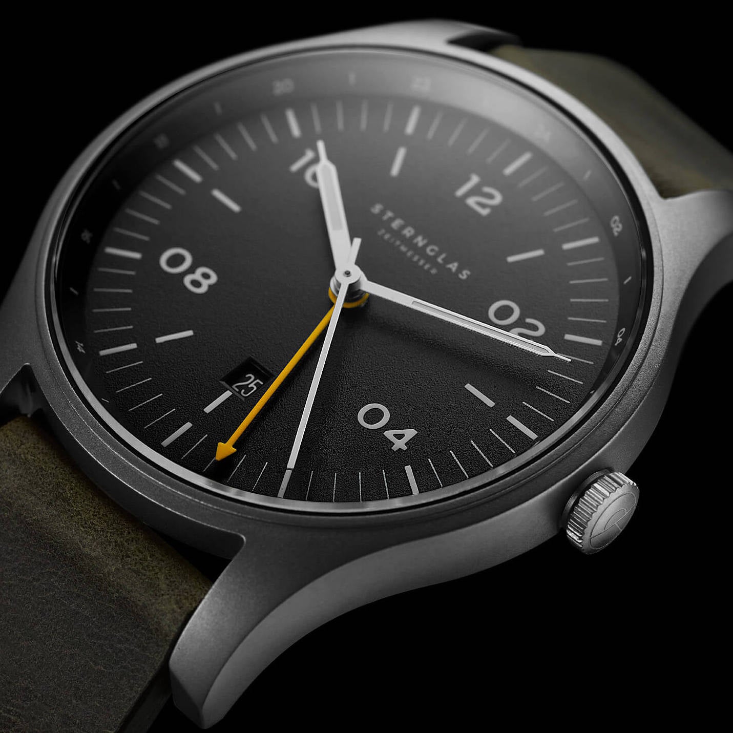 sternglas-taiga-gmt-vintage-herrenuhr-42-mm-leder image 2