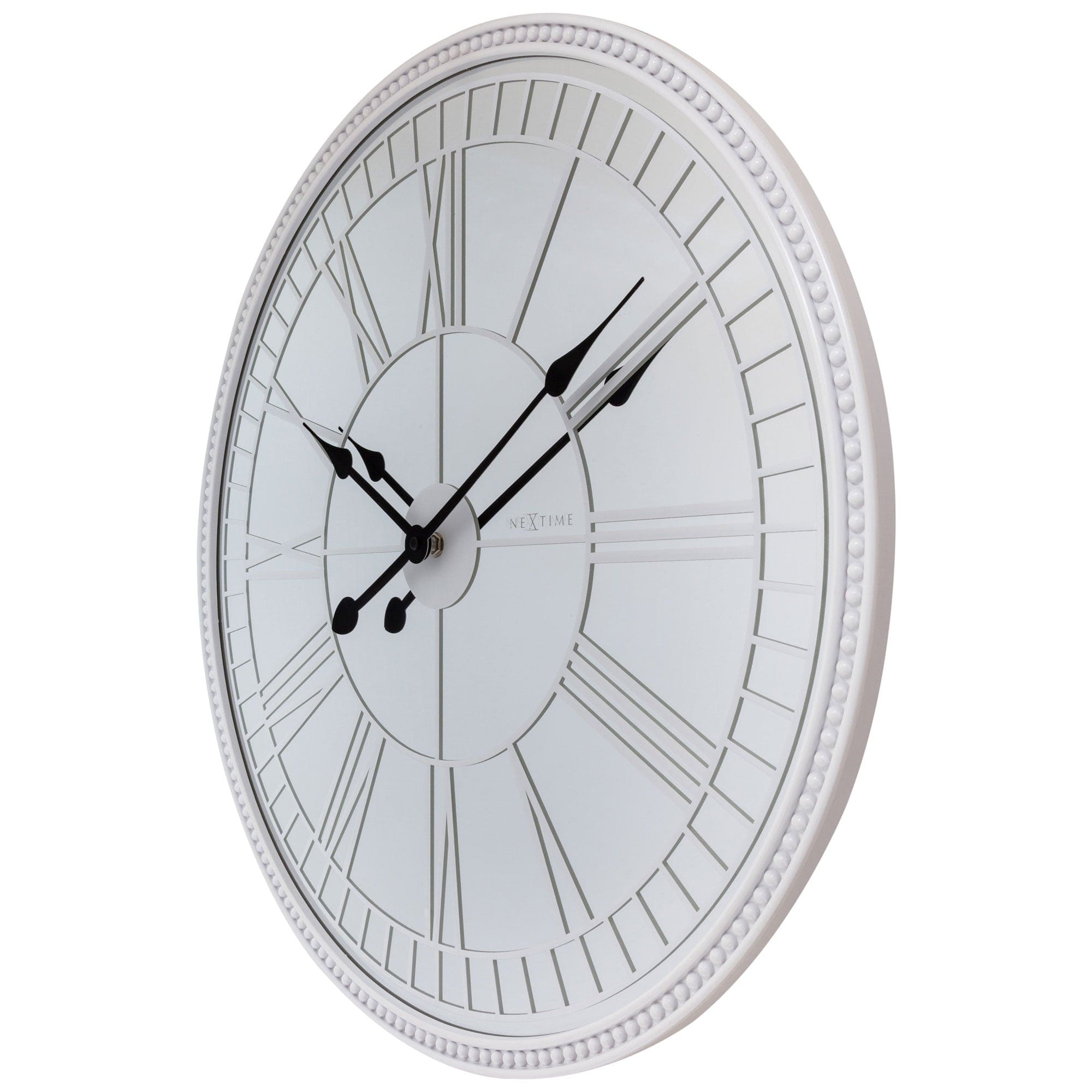 nextime-cleopatra-s-mirror-wanduhr-56-cm-glas-spiegel-wei image 7