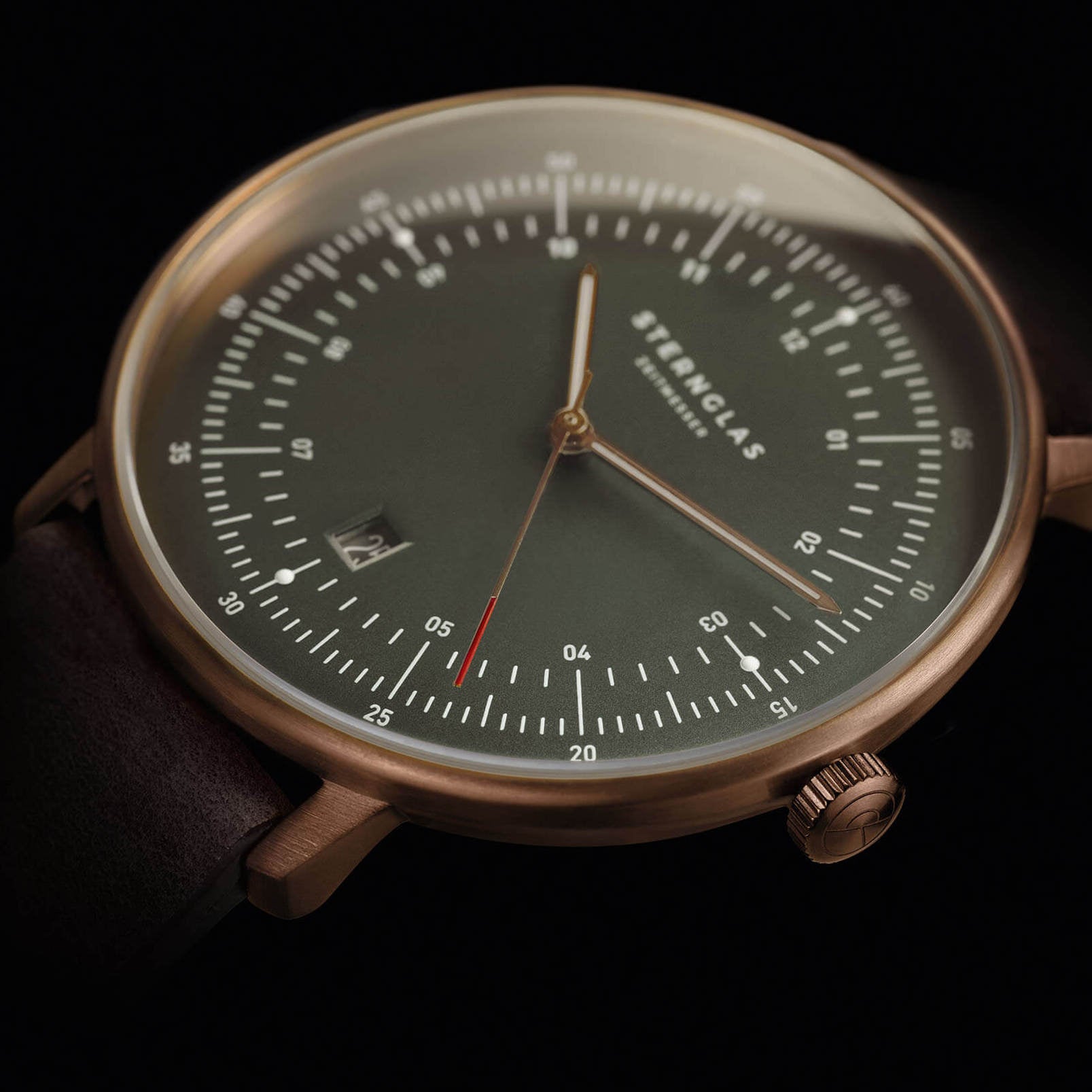 sternglas-hamburg-edition-bronze-quarzuhr-42-mm image 6