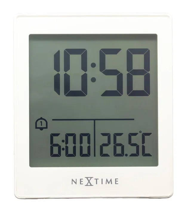 nextime-wake-up-digitaler-tischwecker-7-7x8-9x3cm-rcc-funk-temperatur-schwarz-we image 1
