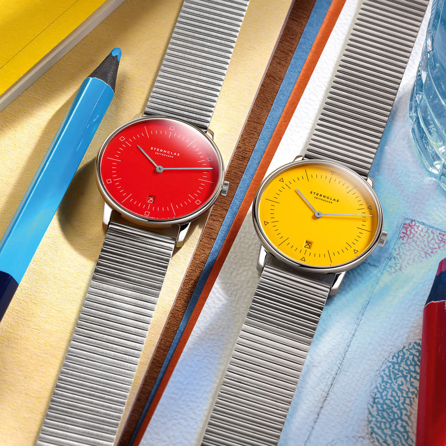 sternglas-naos-edition-bauhaus-ii-gelb-38-mm-saphirglas image 4