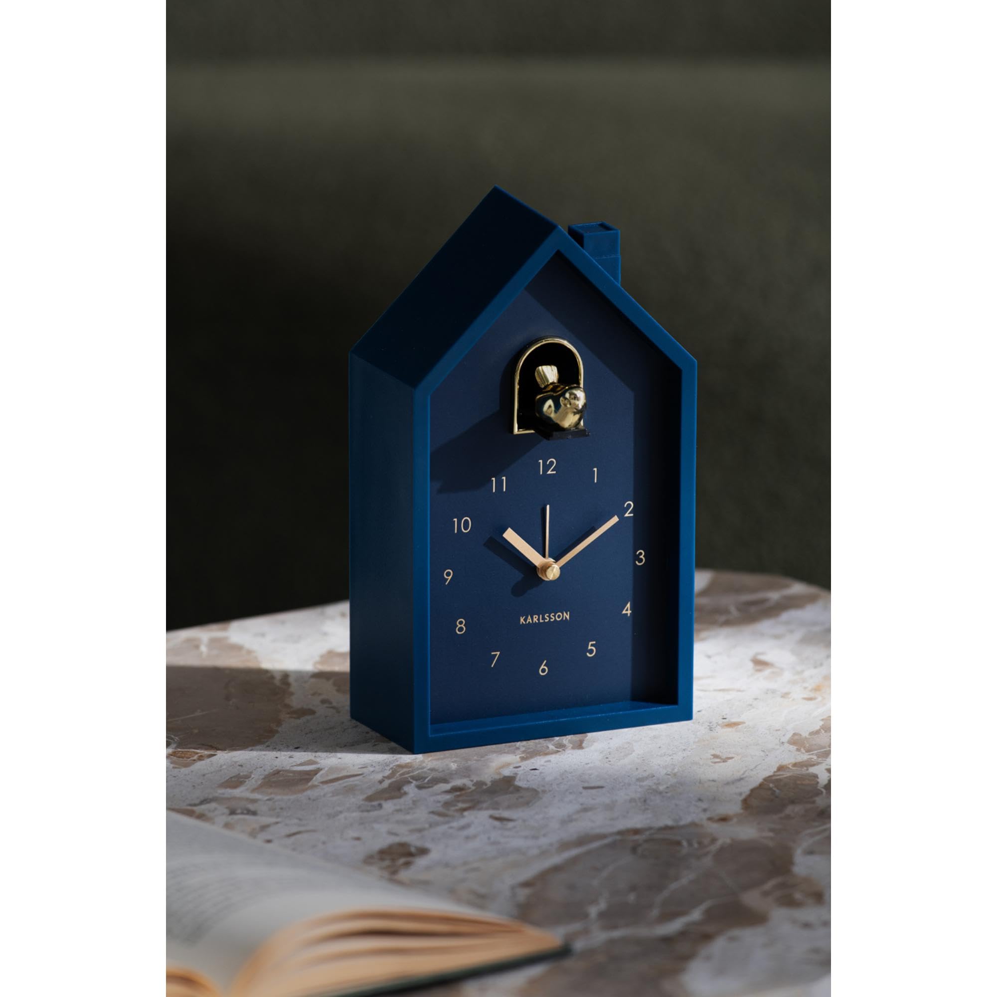 karlsson-wecker-modern-cuckoo-oro-blau-15x11-5x20cm image 2