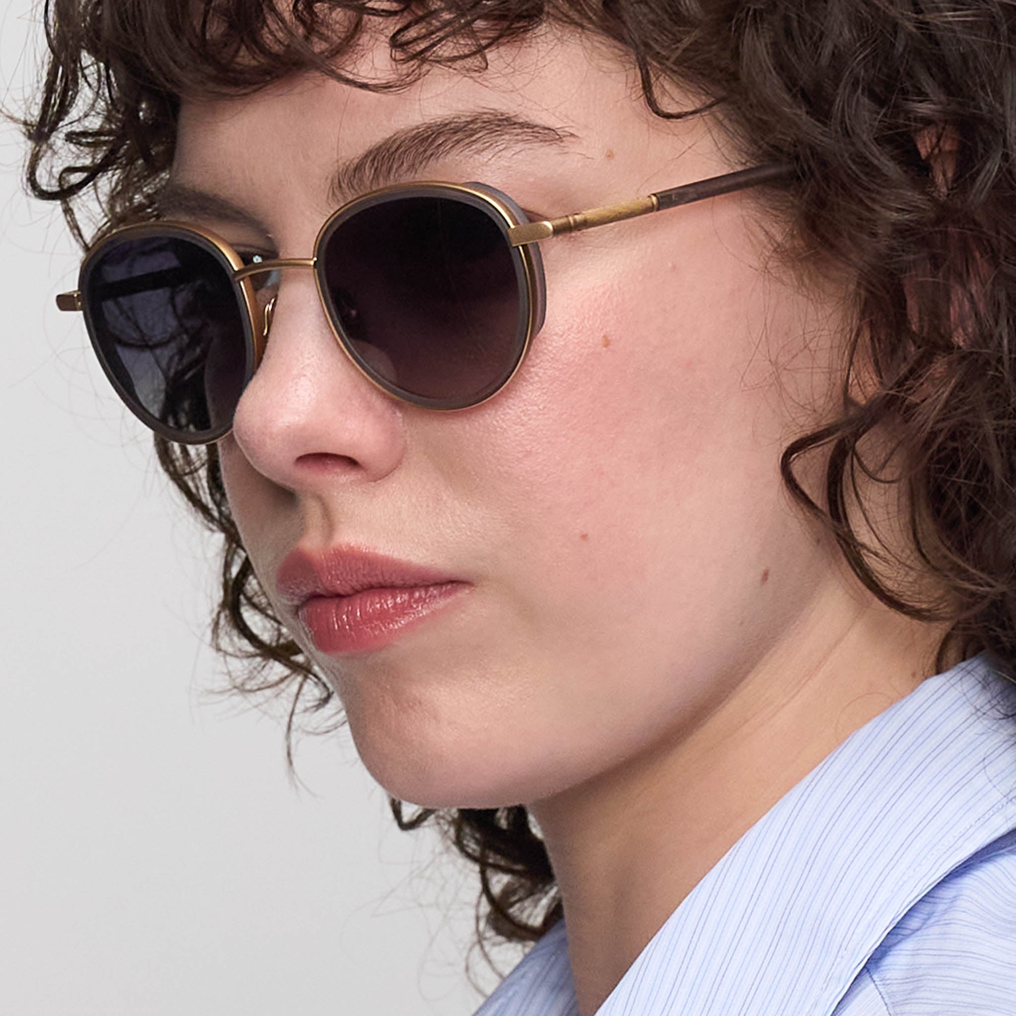 lilienthal-berlin-fusion-pop-sonnenbrille-rosegold-gray-gray-medium-fit image 4