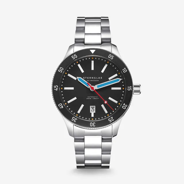 sternglas-marus-2-0-herrenuhr-42-mm-kautschuk-schwarz image 1