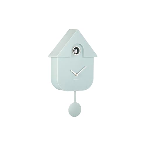 karlsson-modern-cuckoo-wanduhr-abs-mit-kuckuck-blau image 8