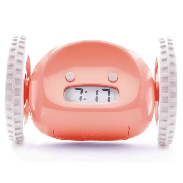 nextime-clocky-pink-wecker-auf-r-dern-digital image 1