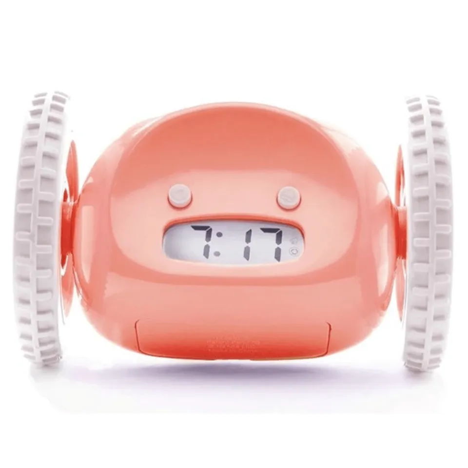 nextime-clocky-pink-wecker-auf-r-dern-digital image 1