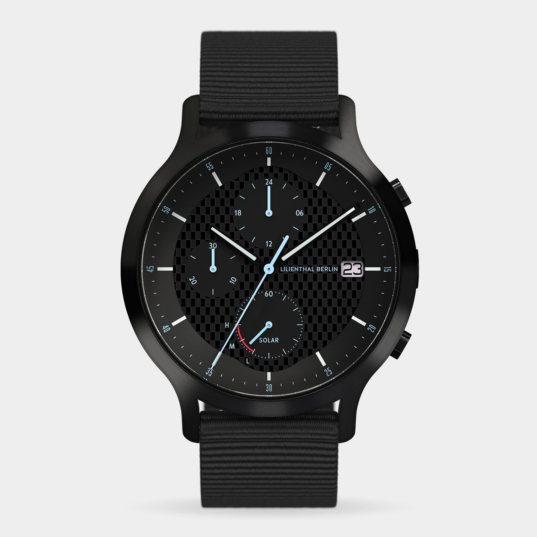lilienthal-berlin-chronograph-solar-edition-i-herrenuhr-mit-wechselarmband image 1