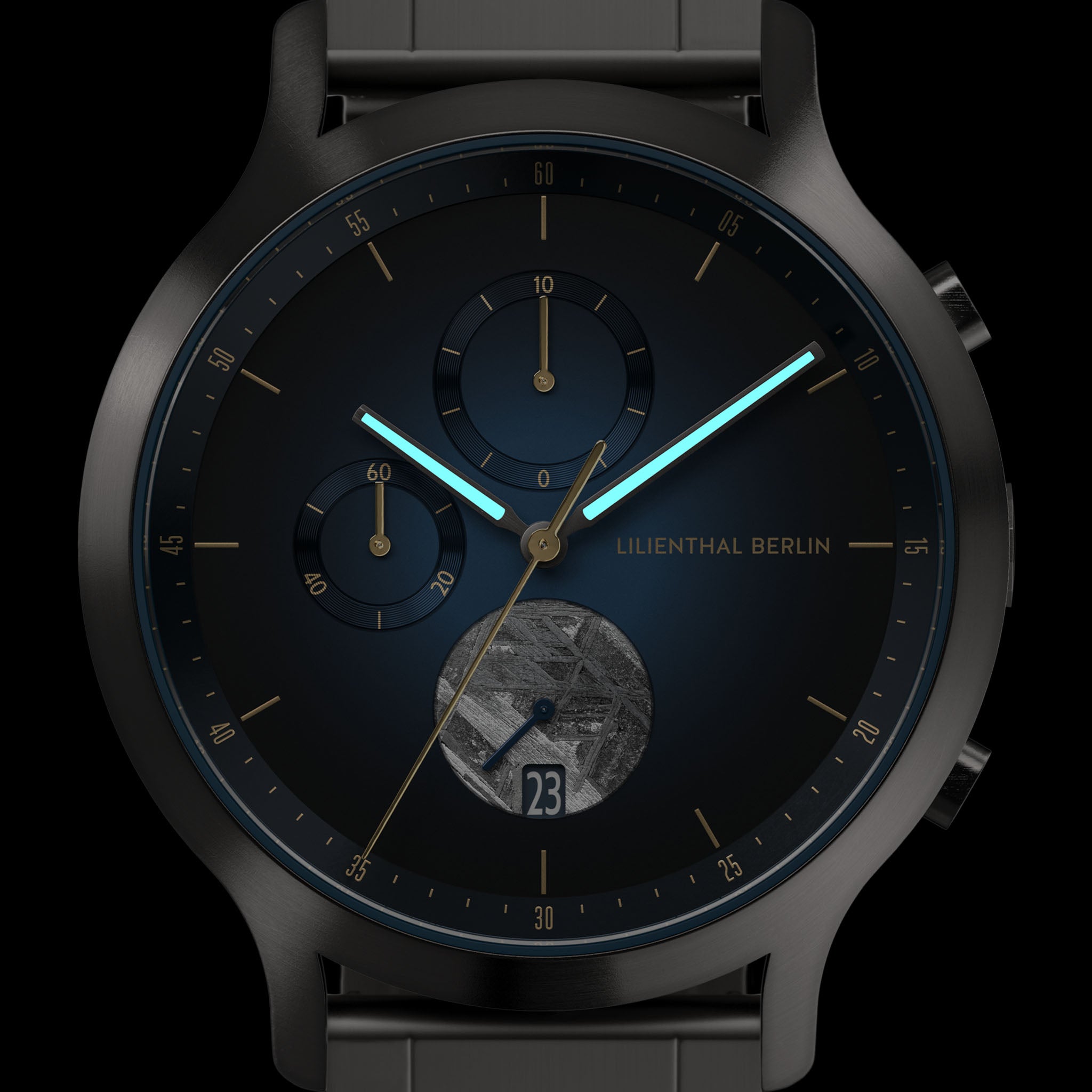 lilienthal-berlin-chronograph-meteorite-midnight-gold-herrenuhr image 7