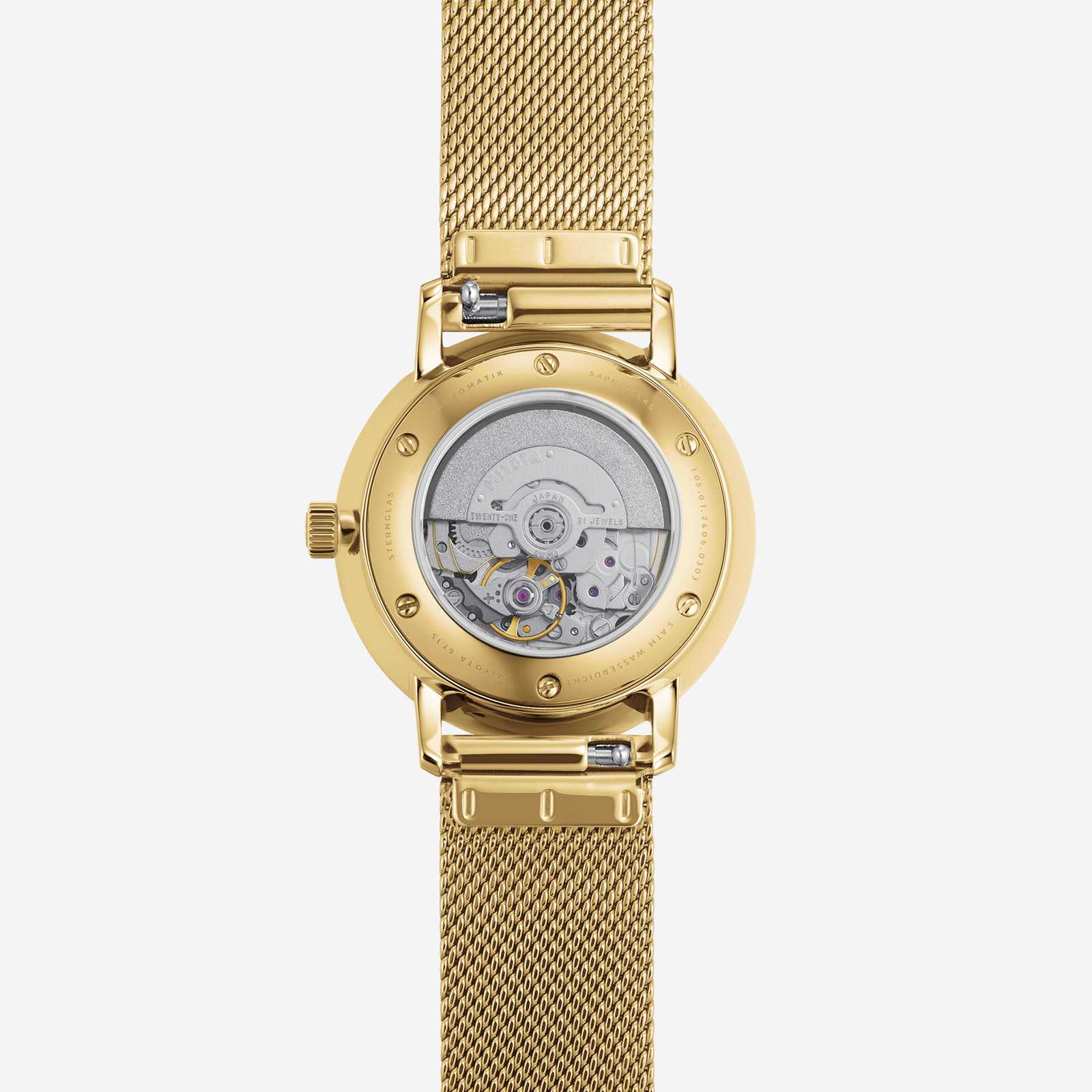 sternglas-naos-xs-automatik-gold-damenuhr-33-mm image 7