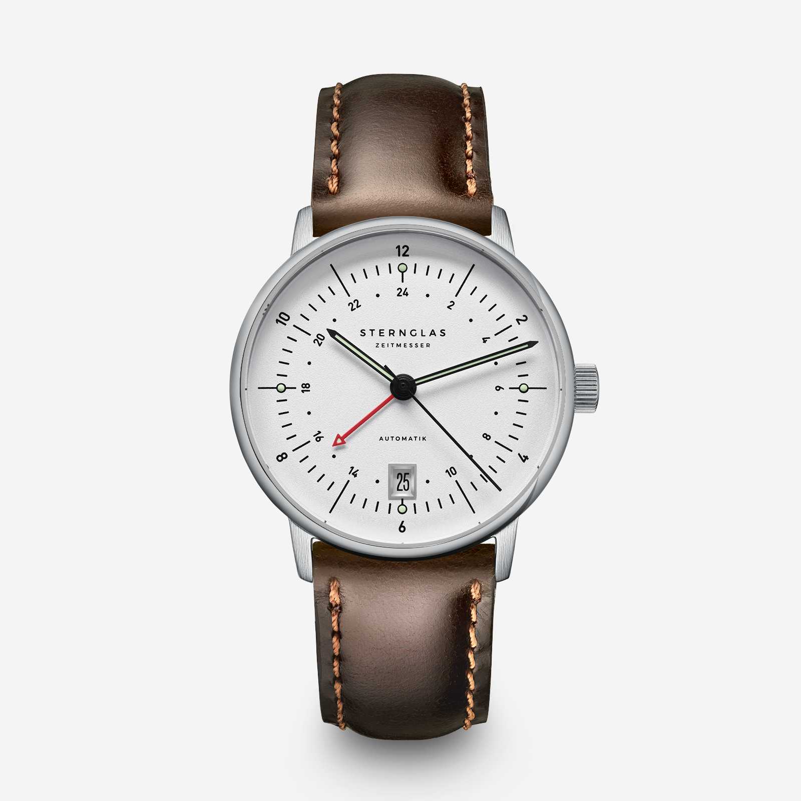 sternglas-naos-pro-gmt-automatik-unisex-uhr-38-mm-silber image 1
