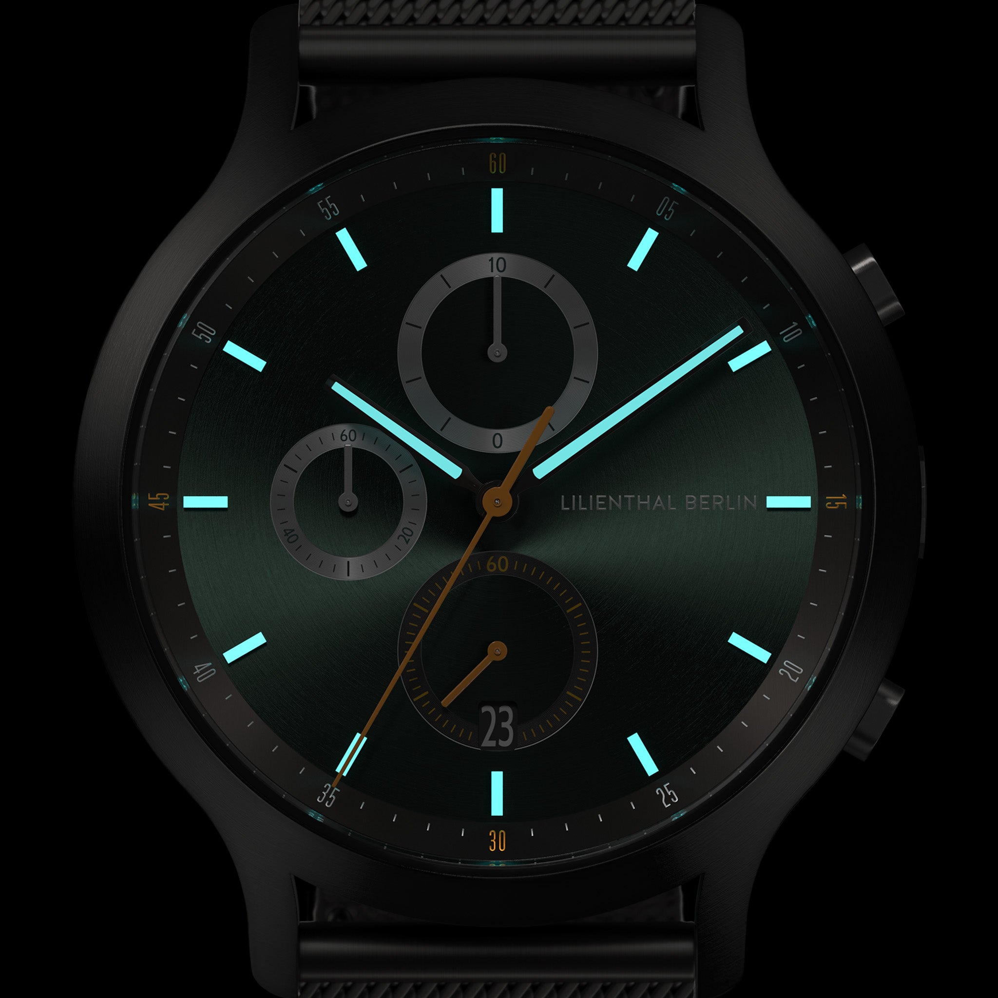 lilienthal-berlin-chronograph-getaway-green-armbanduhr image 7