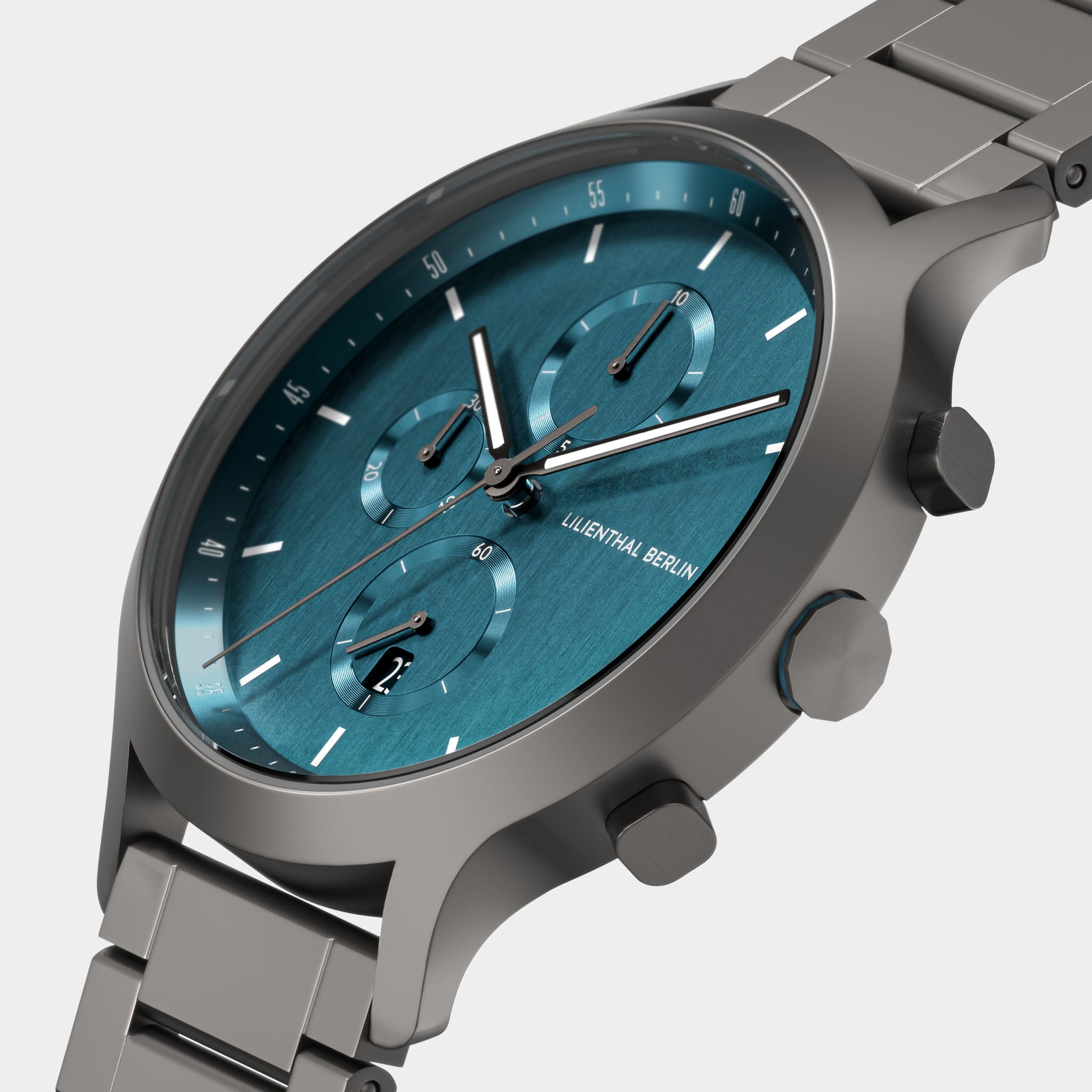 lilienthal-berlin-chronograph-myth-armbanduhr-petrol image 2