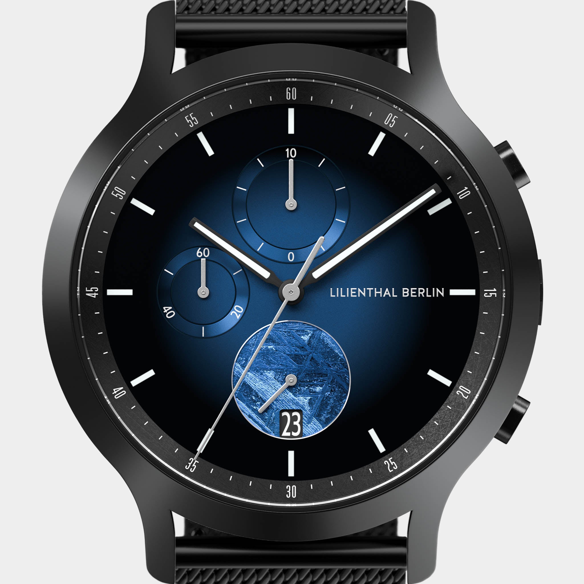 lilienthal-berlin-chronograph-meteorite-blue-flare-meteorit-chronograph image 6