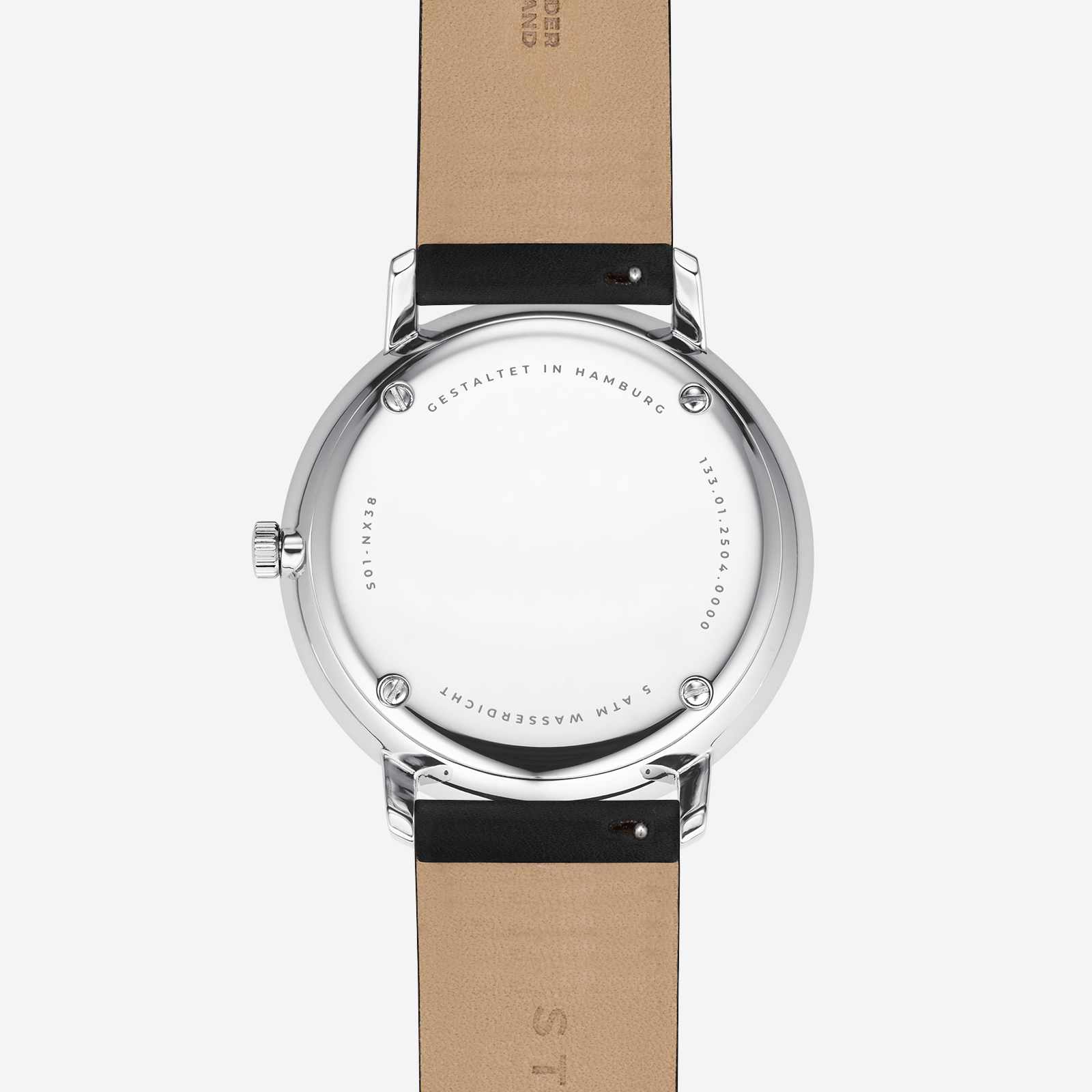 sternglas-naos-xl-herrenuhr-pianoschwarz-42-mm-leder-silber image 7